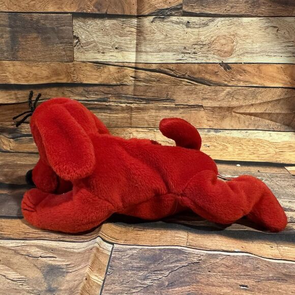 Vintage Clifford The Big Red Dog Plush Bean Bag Toy Scholastic Side Kicks 1997 - Picture 3 of 9